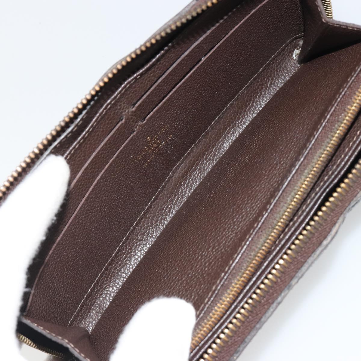 LOUIS VUITTON Monogram Empreinte Zippy Wallet Tail M60548 LV Auth bs35817