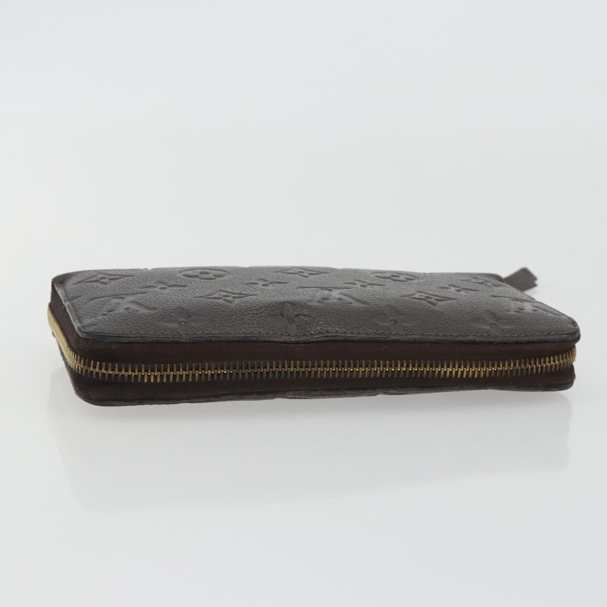 LOUIS VUITTON Monogram Empreinte Zippy Wallet Tail M60548 LV Auth bs35817