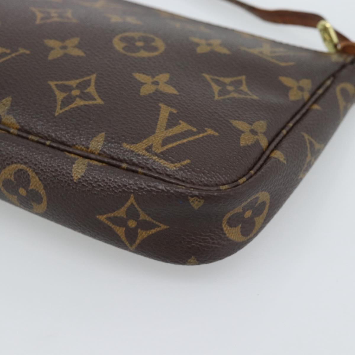 LOUIS VUITTON Monogram Pochette Accessoires Pouch M51980 LV Auth bs35831
