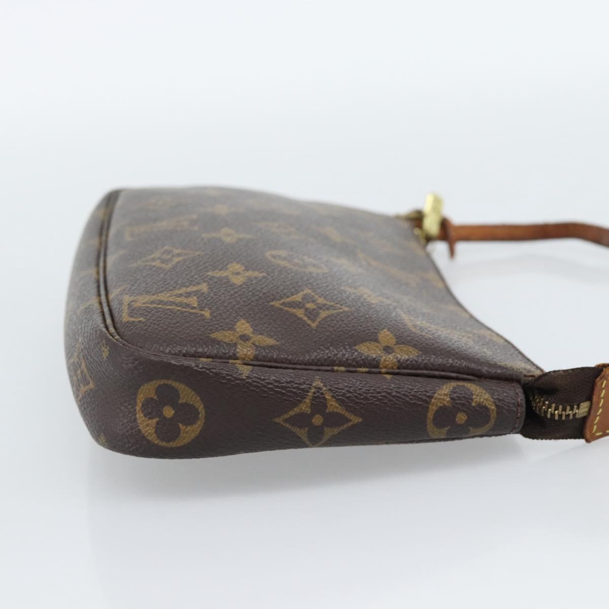 LOUIS VUITTON Monogram Pochette Accessoires Pouch M51980 LV Auth bs35831