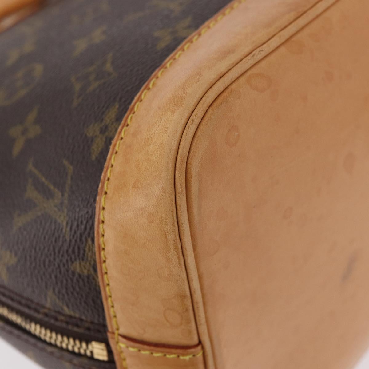 LOUIS VUITTON Monogram Alma Hand Bag M51130 LV Auth bs35841