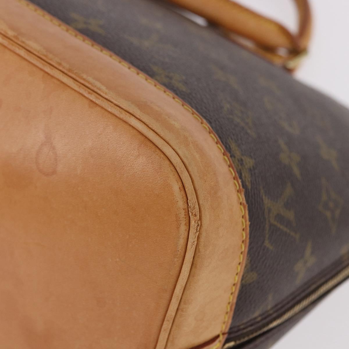 LOUIS VUITTON Monogram Alma Hand Bag M51130 LV Auth bs35841