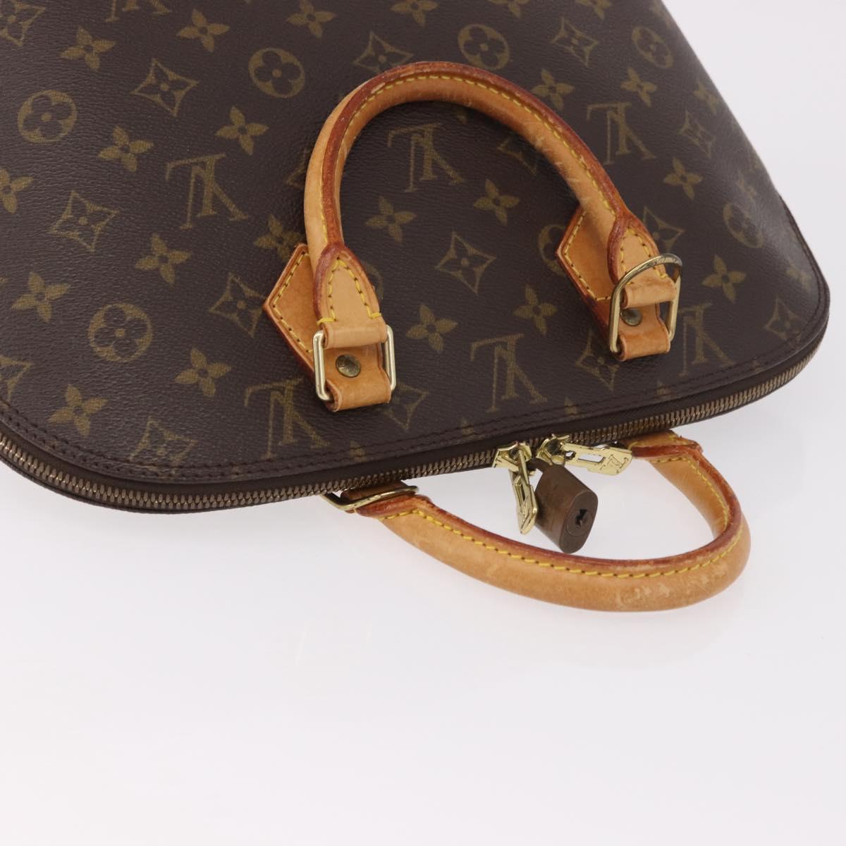 LOUIS VUITTON Monogram Alma Hand Bag M51130 LV Auth bs35841