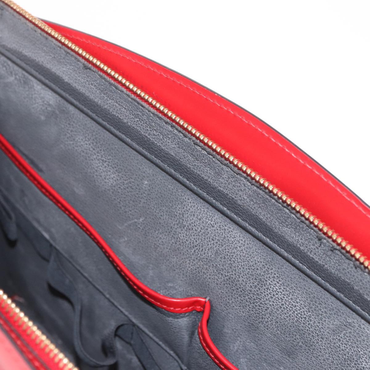 LOUIS VUITTON Epi Riviera Hand Bag Red M48187 LV Auth bs35843