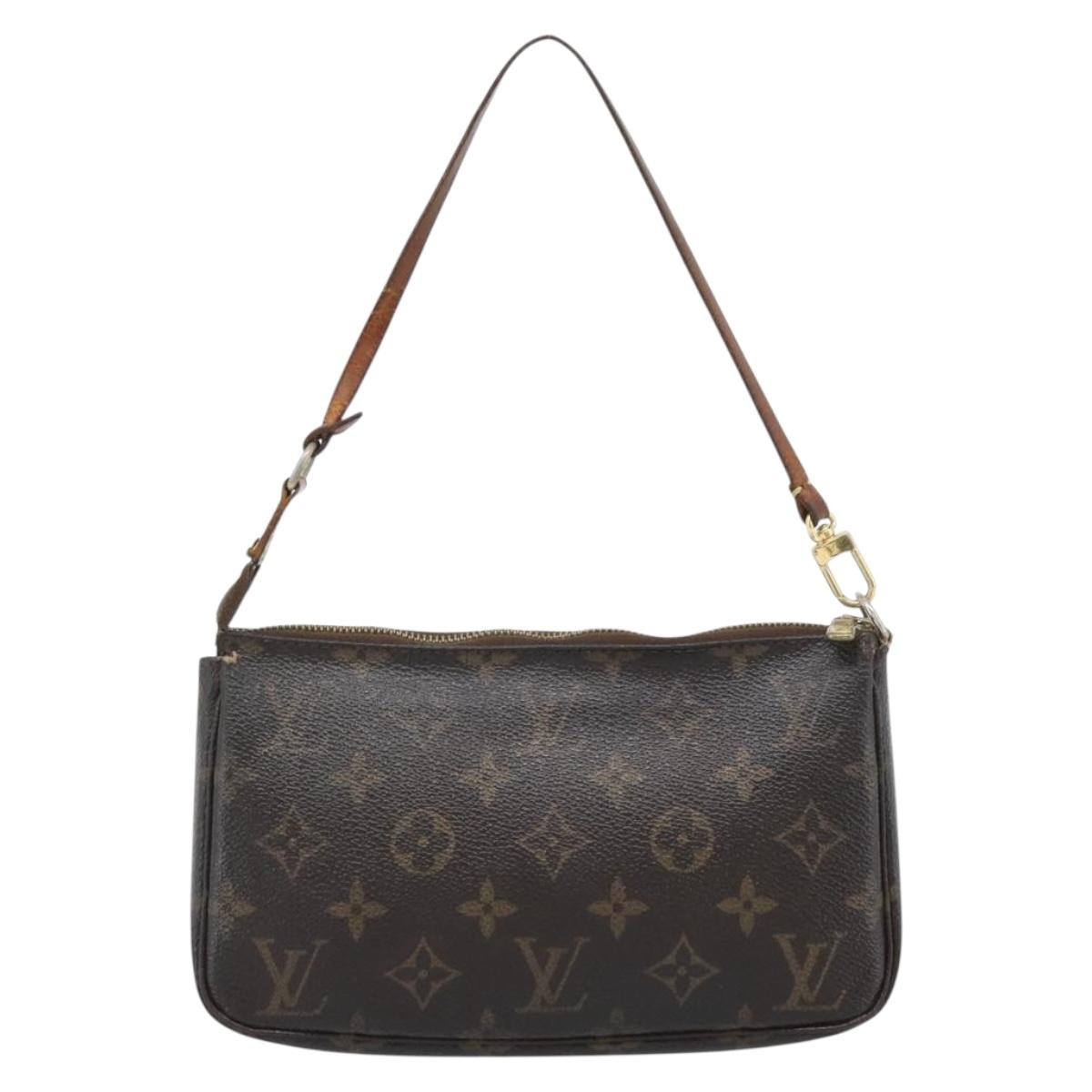 LOUIS VUITTON Monogram Pochette Accessoires Pouch M51980 LV Auth bs35845