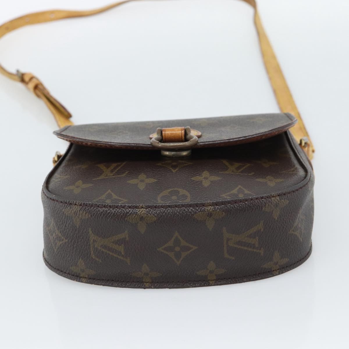 LOUIS VUITTON Monogram Saint Cloud PM Shoulder Bag M51244 LV Auth bs35846