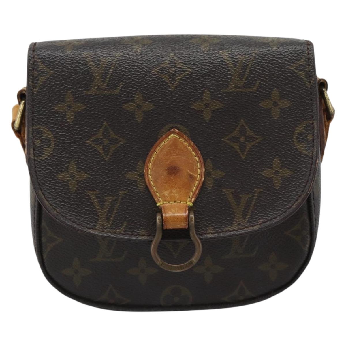 LOUIS VUITTON Monogram Saint Cloud PM Shoulder Bag M51244 LV Auth bs35846