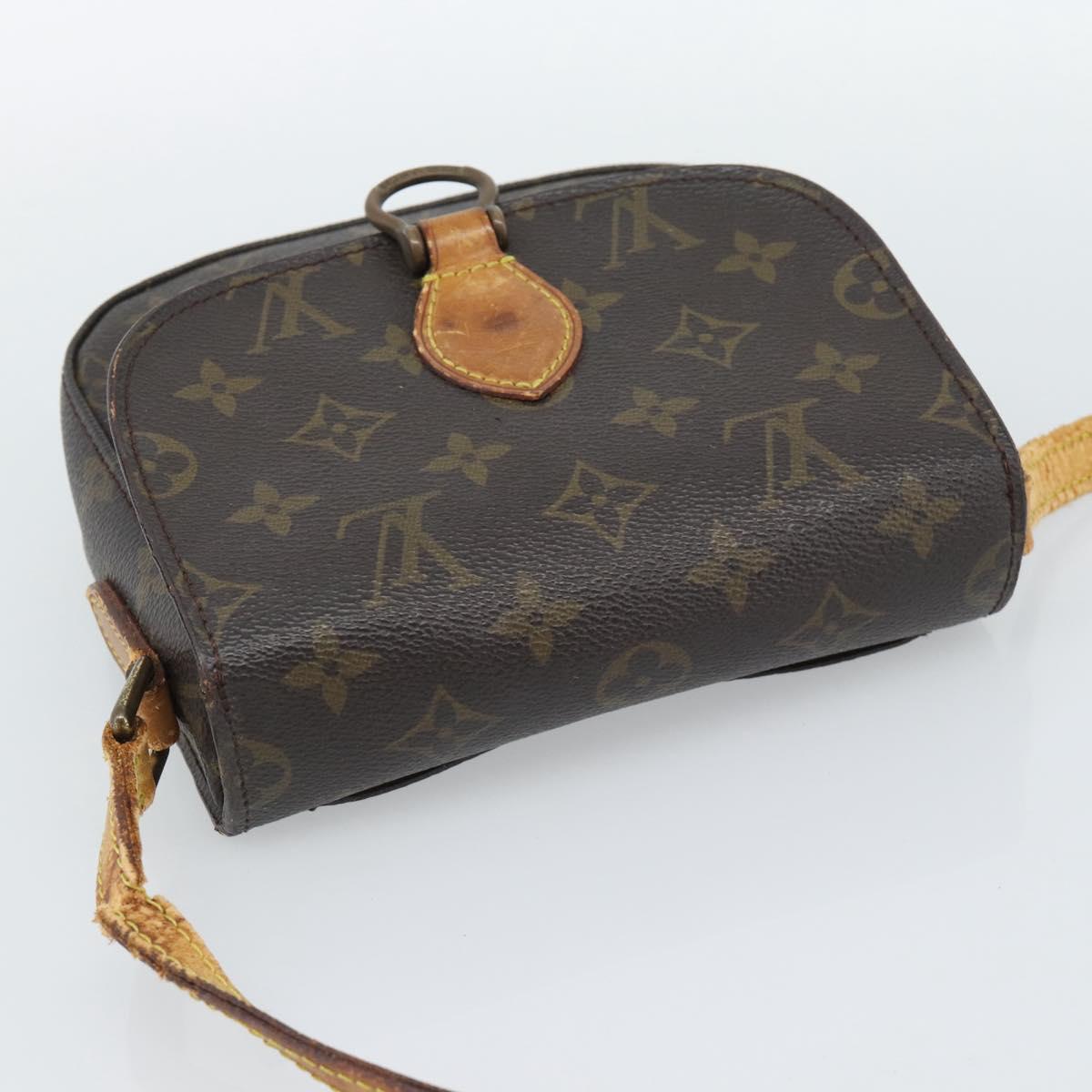 LOUIS VUITTON Monogram Saint Cloud PM Shoulder Bag M51244 LV Auth bs35846