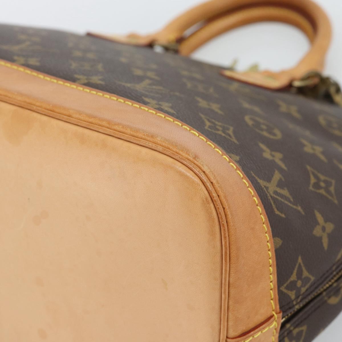 LOUIS VUITTON Monogram Alma Hand Bag M51130 LV Auth bs35848A
