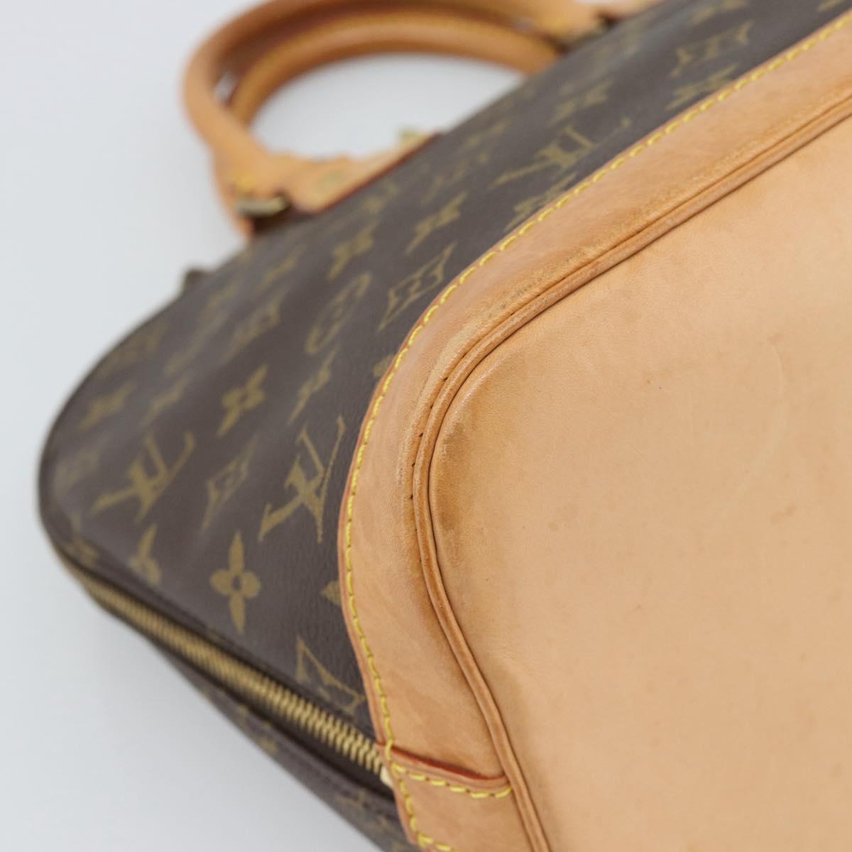 LOUIS VUITTON Monogram Alma Hand Bag M51130 LV Auth bs35848A