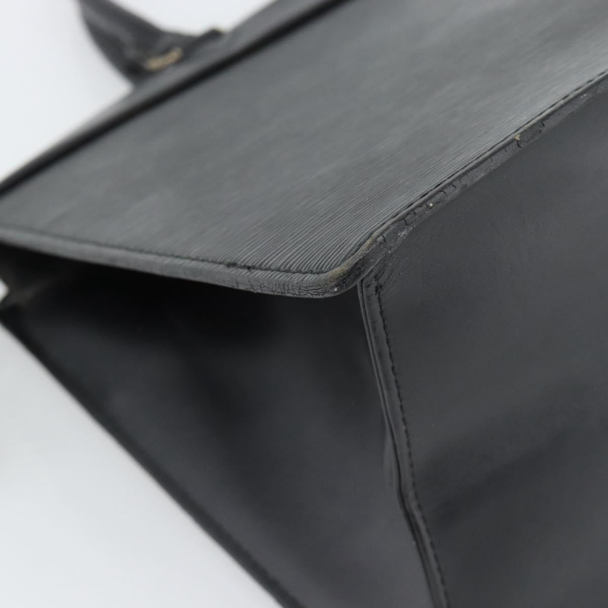 LOUIS VUITTON Epi Riviera Hand Bag Black LV Auth bs35849