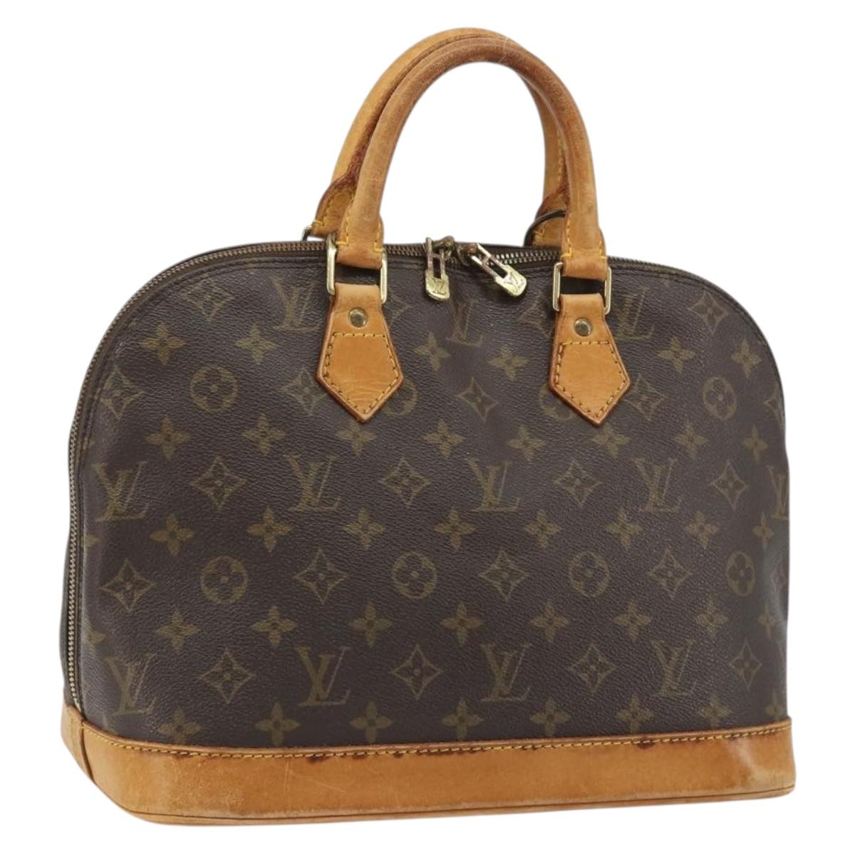 LOUIS VUITTON Monogram Alma Hand Bag M51130 LV Auth bs35852
