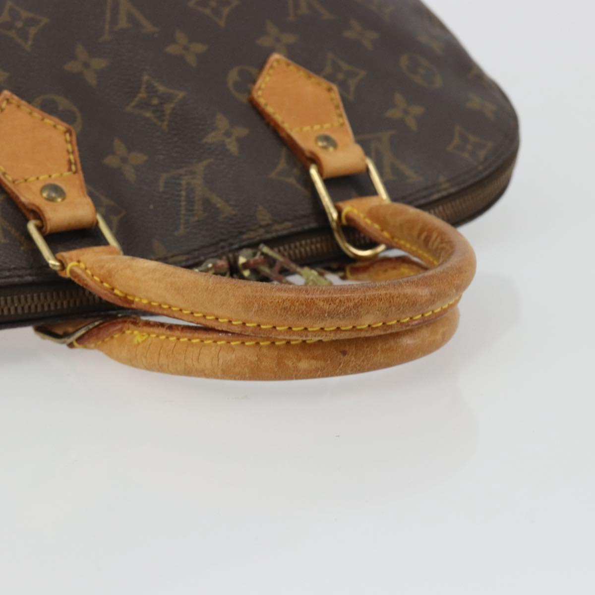 LOUIS VUITTON Monogram Alma Hand Bag M51130 LV Auth bs35852