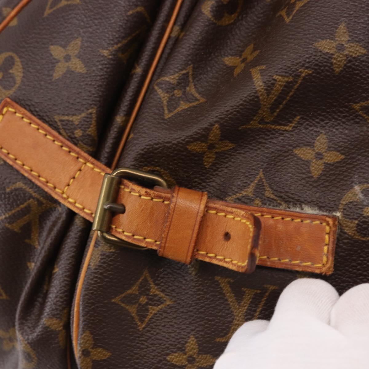 LOUIS VUITTON Monogram Saumur 35 Shoulder Bag M42254 LV Auth bs35853