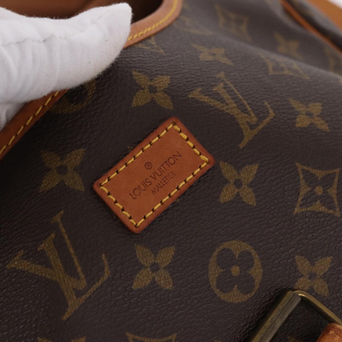 LOUIS VUITTON Monogram Saumur 35 Shoulder Bag M42254 LV Auth bs35853