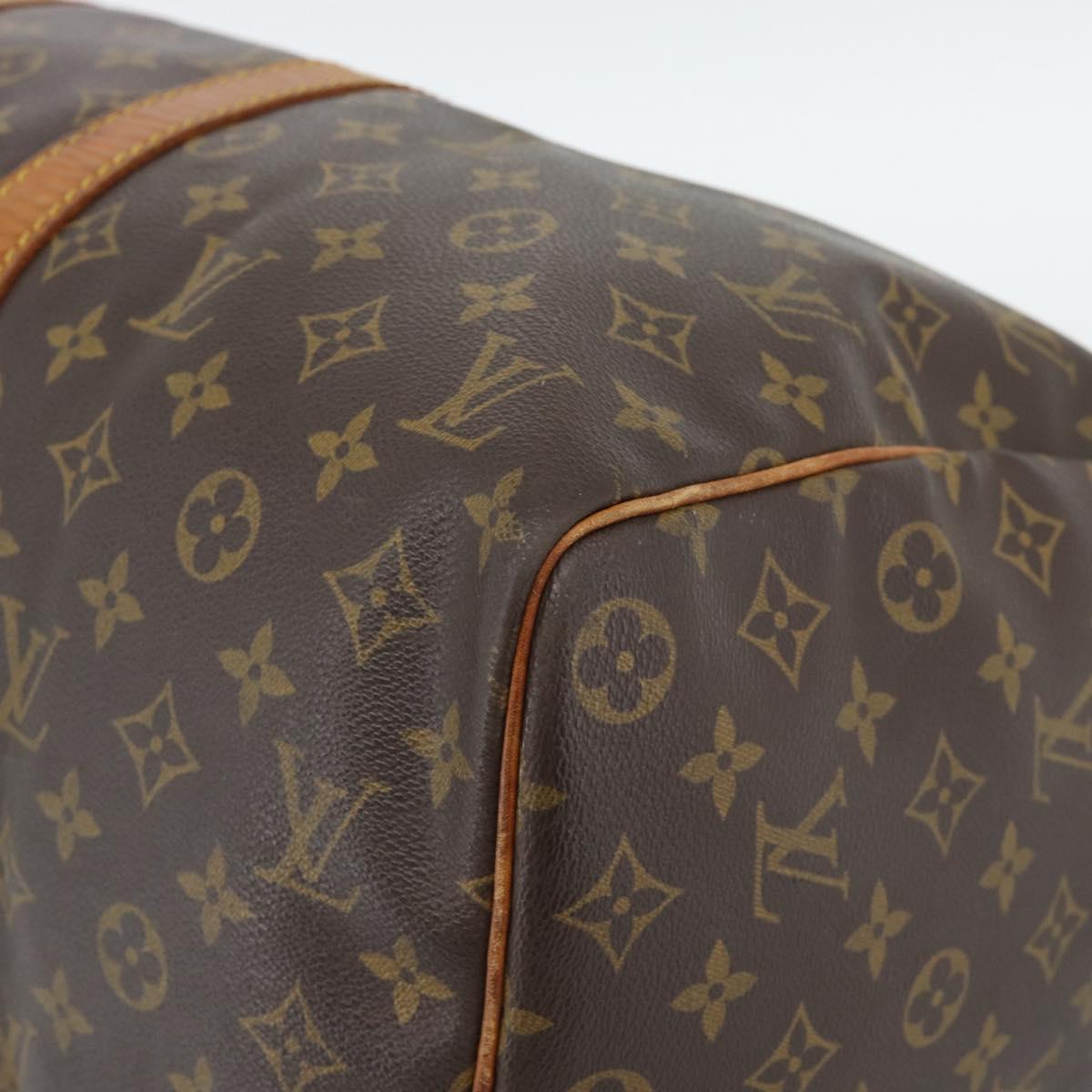 LOUIS VUITTON Monogram Keepall 50 Boston Bag M41426 LV Auth bs35866