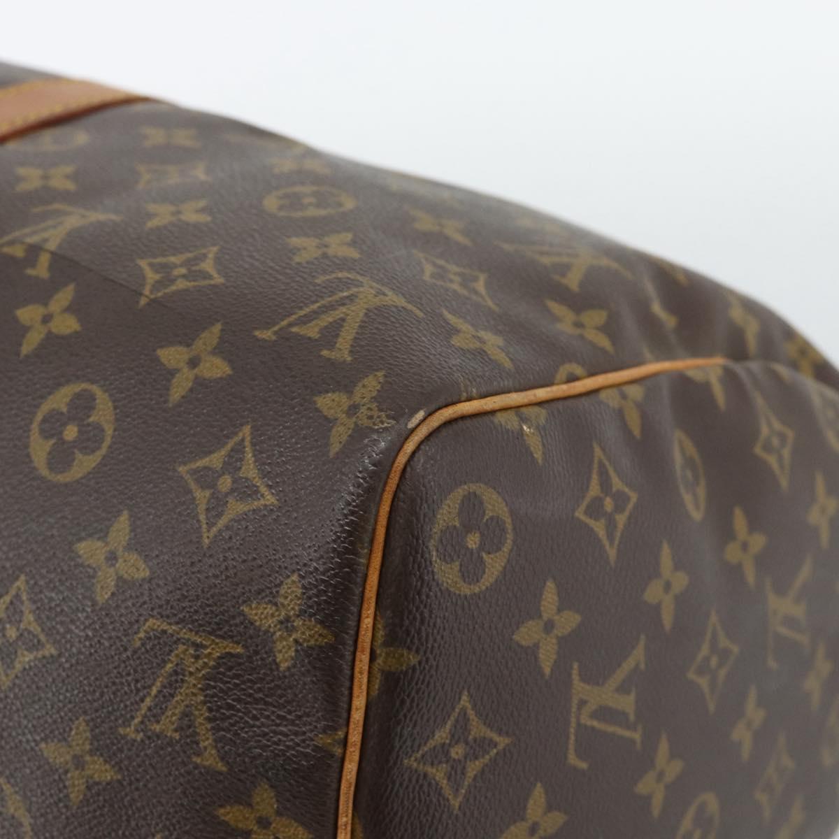 LOUIS VUITTON Monogram Keepall 50 Boston Bag M41426 LV Auth bs35866