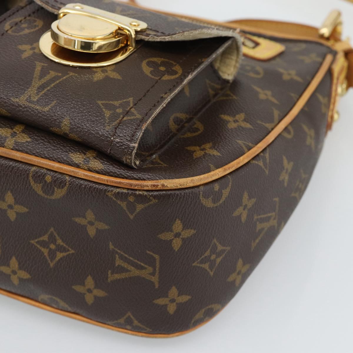 LOUIS VUITTON Monogram Hudson GM Shoulder Bag M40045 LV Auth bs35883