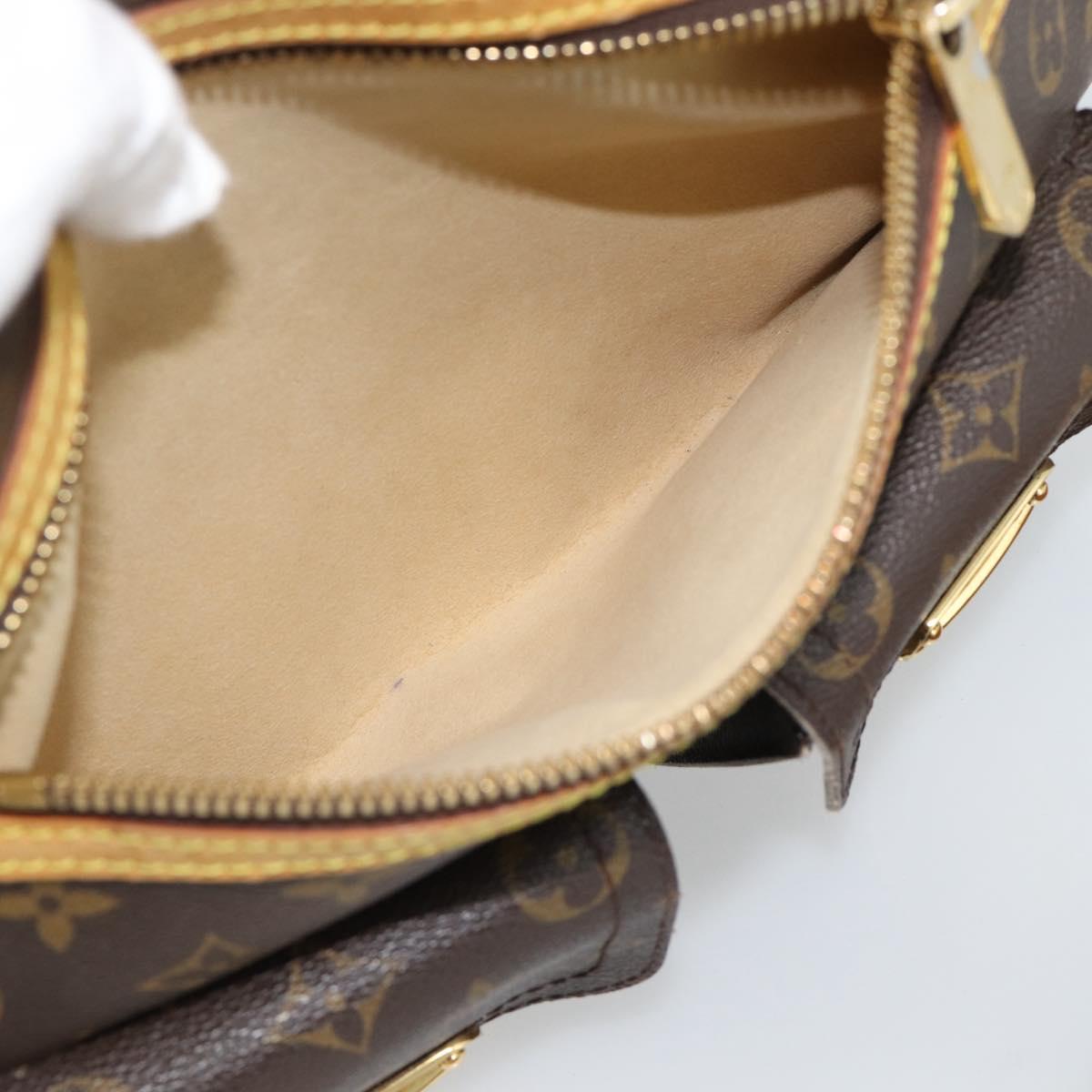 LOUIS VUITTON Monogram Hudson GM Shoulder Bag M40045 LV Auth bs35883