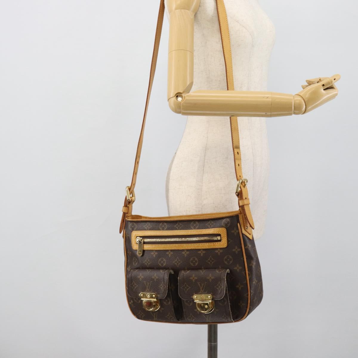 LOUIS VUITTON Monogram Hudson GM Shoulder Bag M40045 LV Auth bs35883