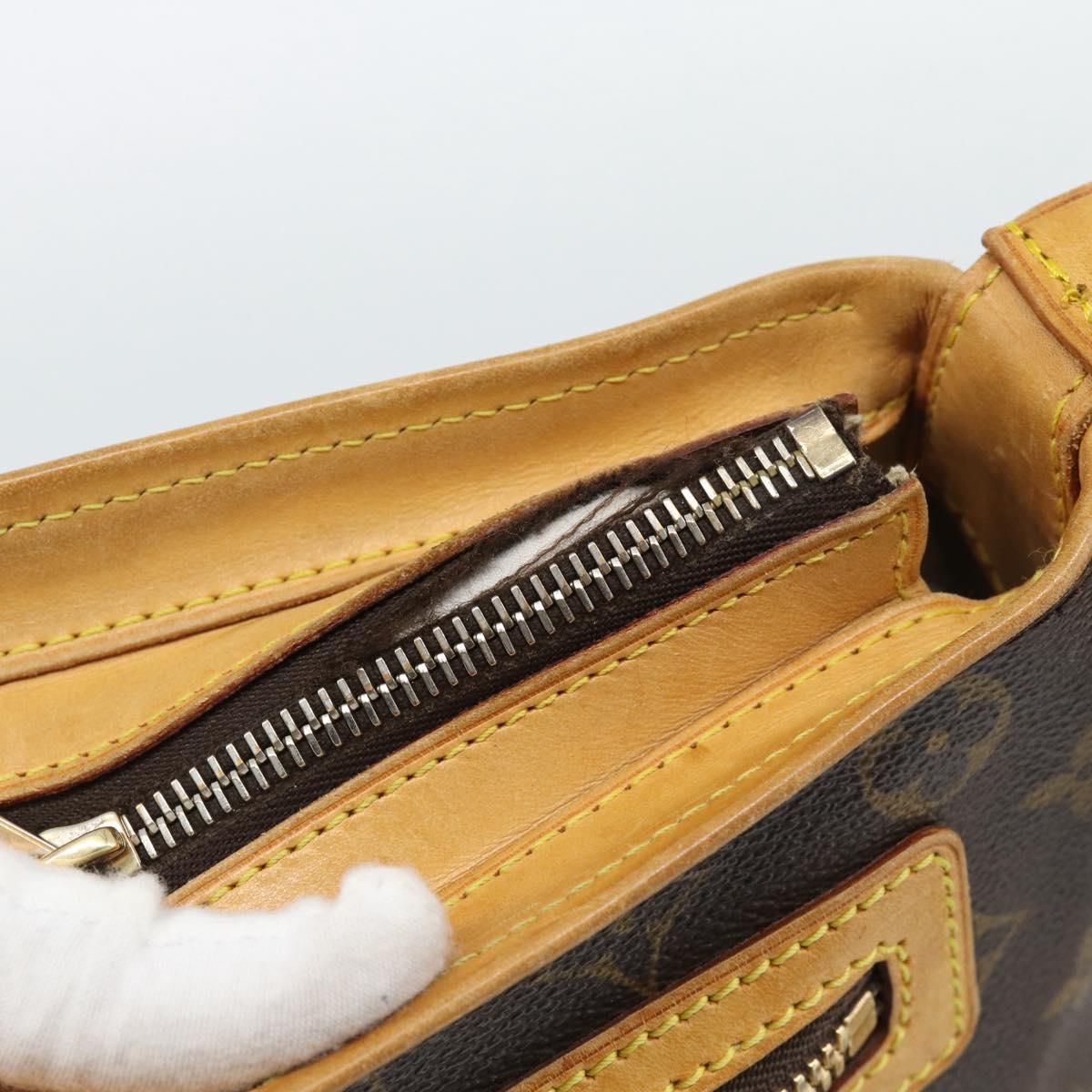 LOUIS VUITTON Monogram Hudson GM Shoulder Bag M40045 LV Auth bs35883