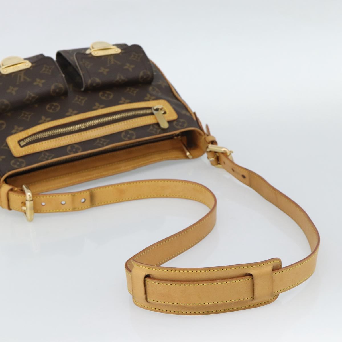 LOUIS VUITTON Monogram Hudson GM Shoulder Bag M40045 LV Auth bs35883