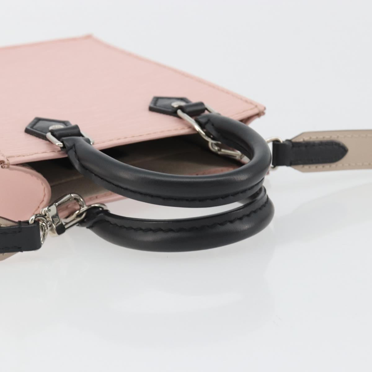 LOUIS VUITTON Epi Petit Sac Plat Hand Bag Rose Valerine M69575 Auth bs35888SAV