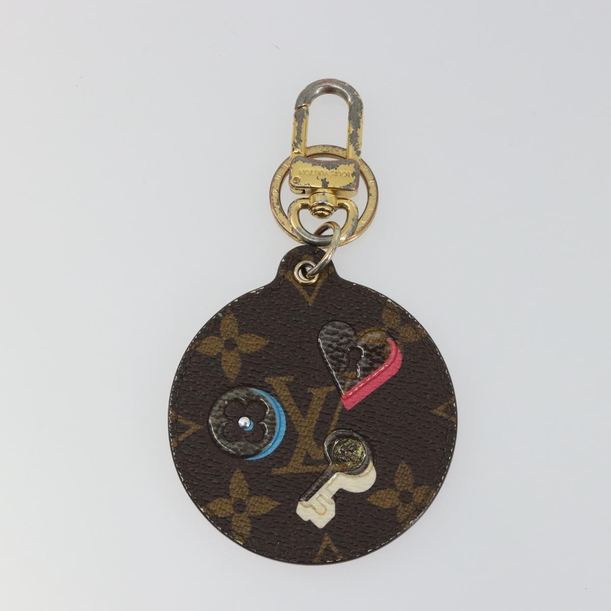 LOUIS VUITTON Monogram Porte Cles Lovelock Key Holder M67436 LV Auth bs35895