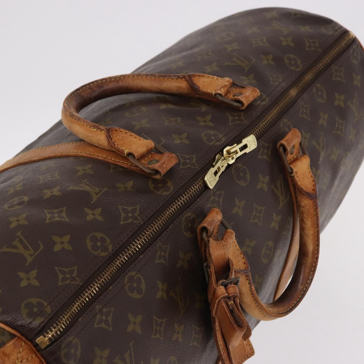 LOUIS VUITTON Monogram Keepall 50 Boston Bag M41426 LV Auth bs35897