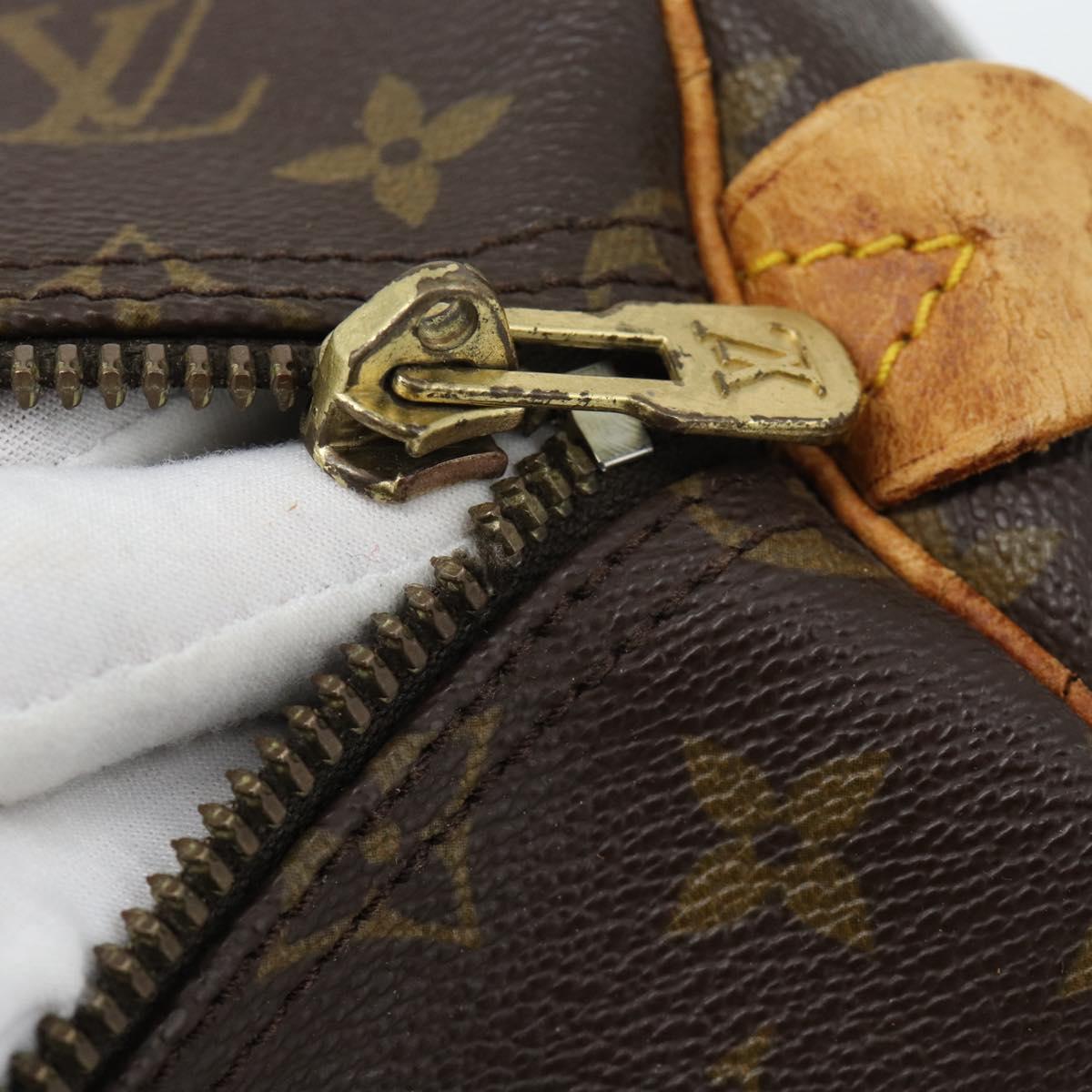 LOUIS VUITTON Monogram Keepall 55 Boston Bag M41424 LV Auth bs35898