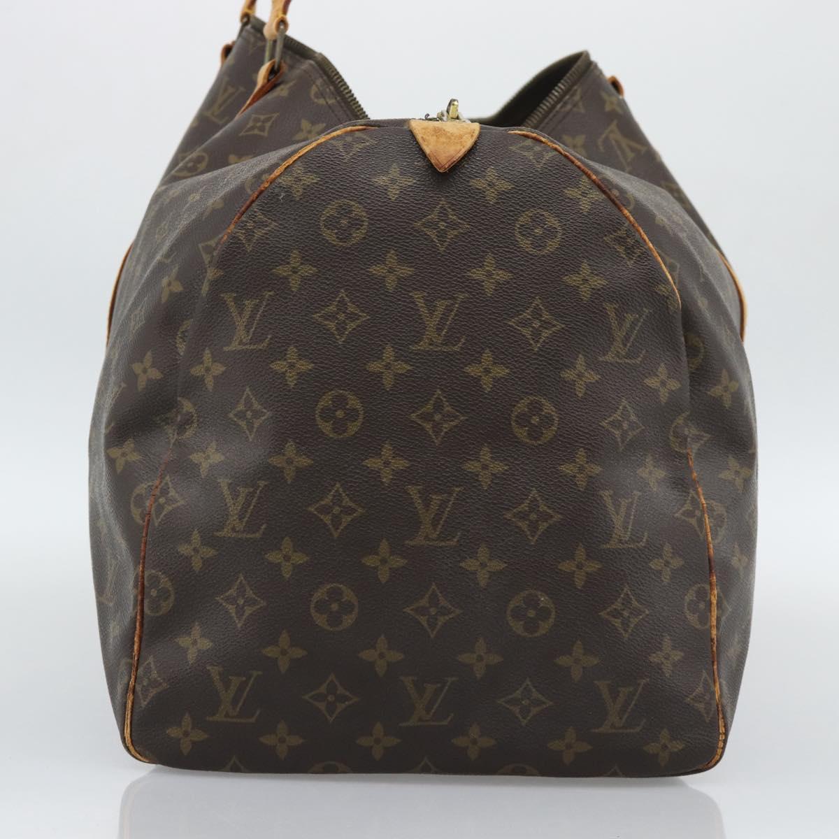 LOUIS VUITTON Monogram Keepall 55 Boston Bag M41424 LV Auth bs35898