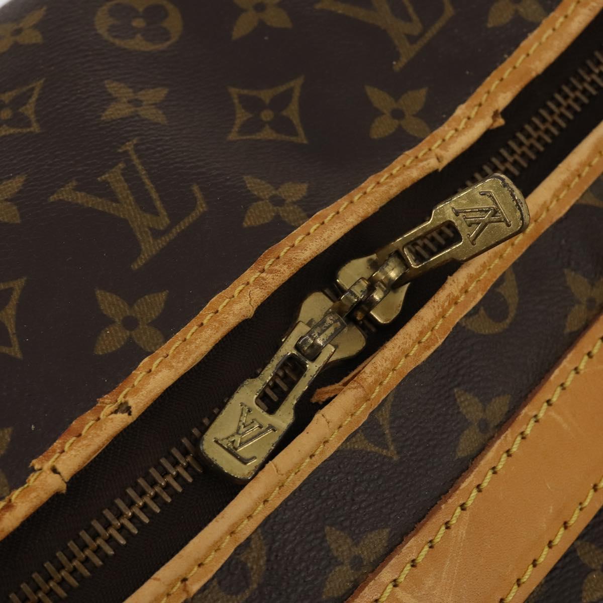 LOUIS VUITTON Monogram Sackshan 55 Pet Carry M42021 LV Auth bs35904