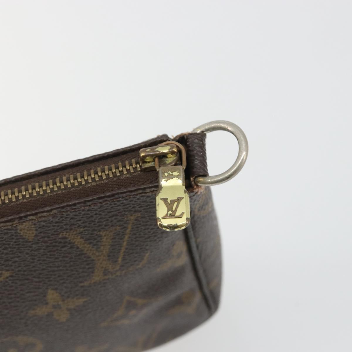 LOUIS VUITTON Monogram Pochette Accessoires Pouch M51980 LV Auth bs35971