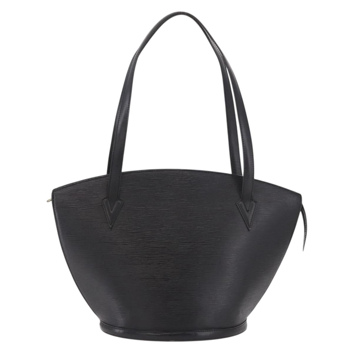 LOUIS VUITTON Epi Saint Jacques Shopping Shoulder Bag Black M52272 Auth bs35995