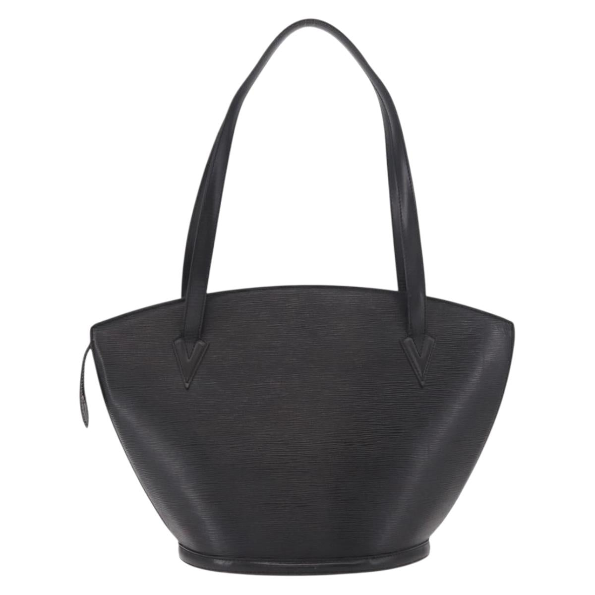 LOUIS VUITTON Epi Saint Jacques Shopping Shoulder Bag Black M52272 Auth bs35995