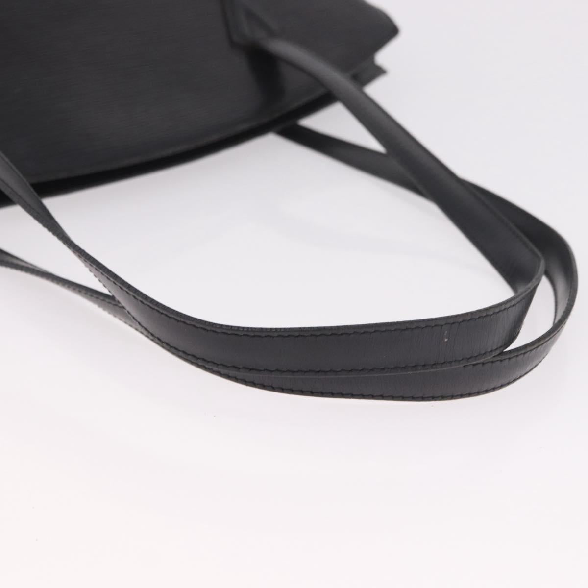 LOUIS VUITTON Epi Saint Jacques Shopping Shoulder Bag Black M52272 Auth bs35995