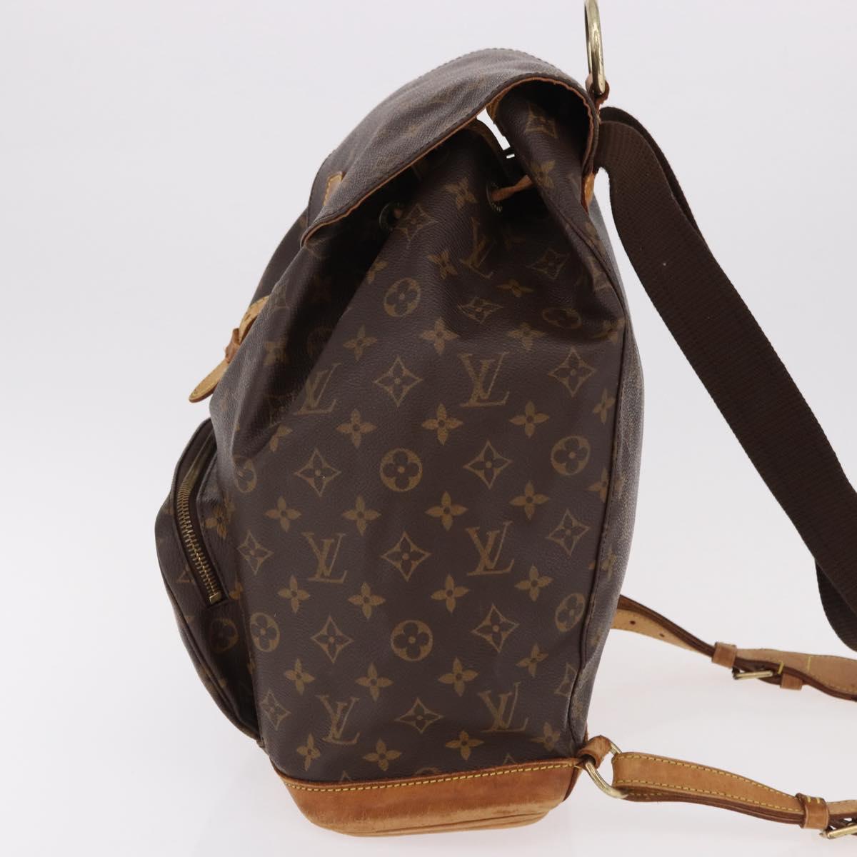 LOUIS VUITTON Monogram Montsouris GM Backpack M51135 LV Auth bs35999