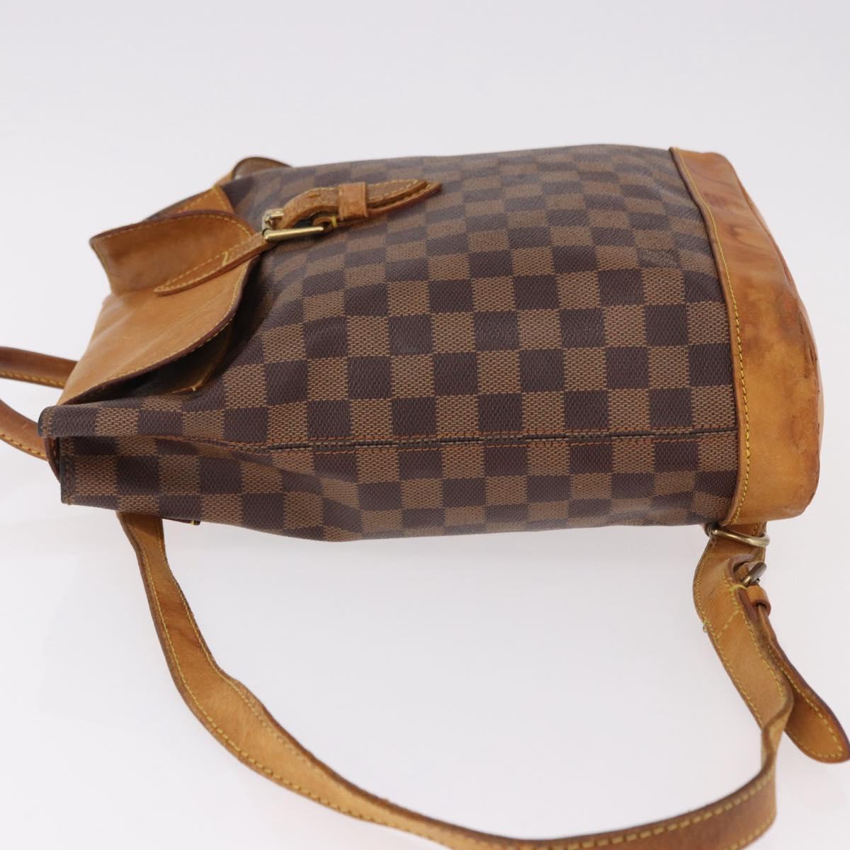 LOUIS VUITTON Damier Ebene Arlucan Backpack N99038 LV Auth bs36001