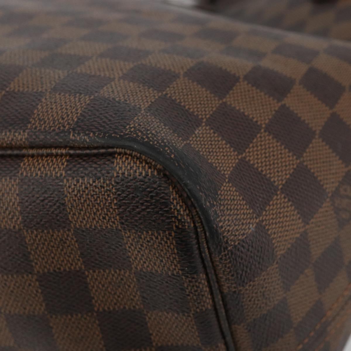 LOUIS VUITTON Damier Ebene Neverfull GM Tote Bag N51106 LV Auth bs36002