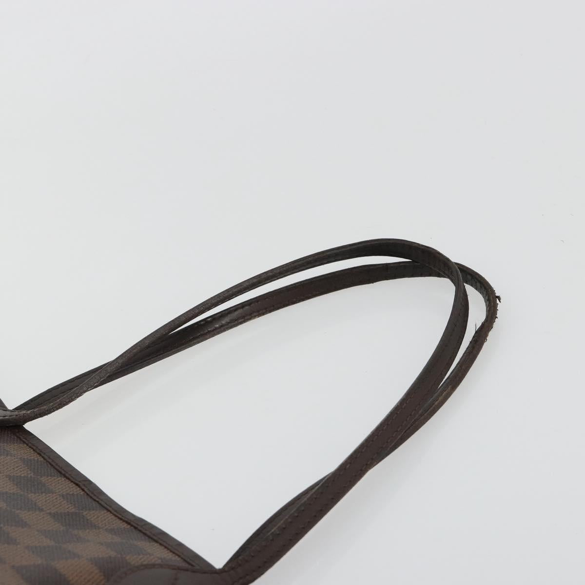 LOUIS VUITTON Damier Ebene Neverfull GM Tote Bag N51106 LV Auth bs36002
