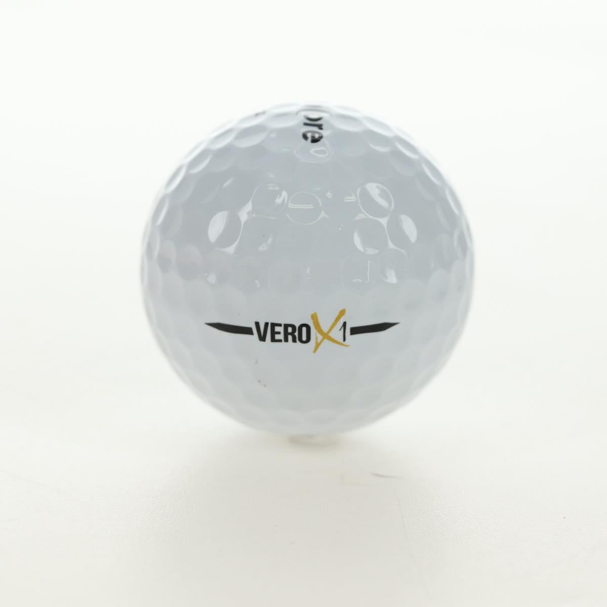 GUCCI Golf Ball Set Rubber White Auth bs36003M