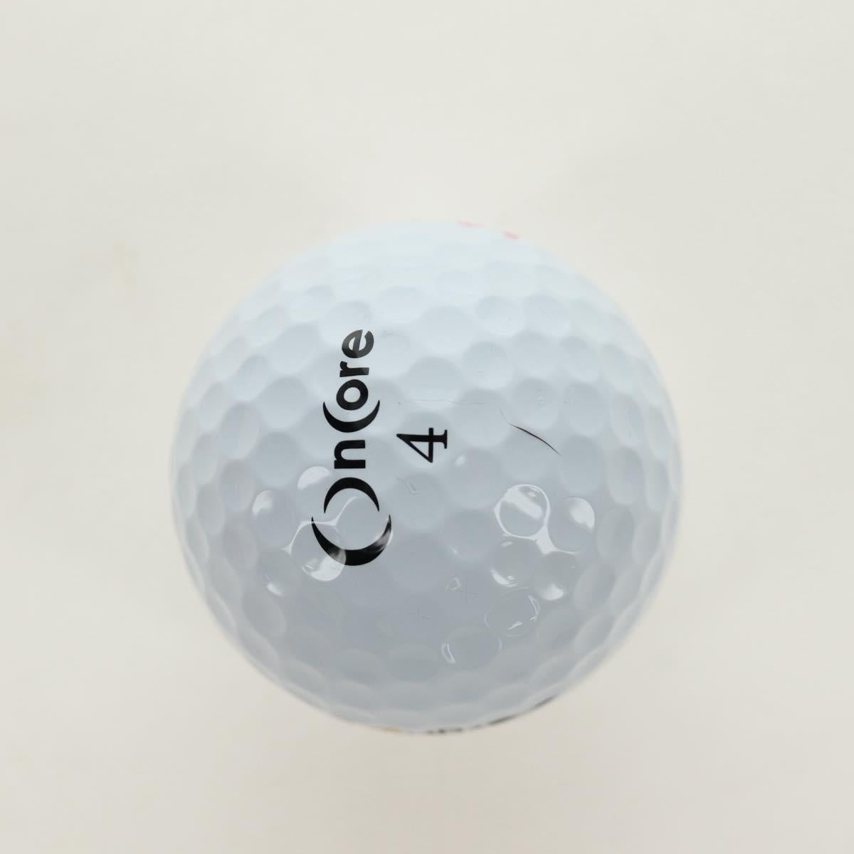 GUCCI Golf Ball Set Rubber White Auth bs36003M