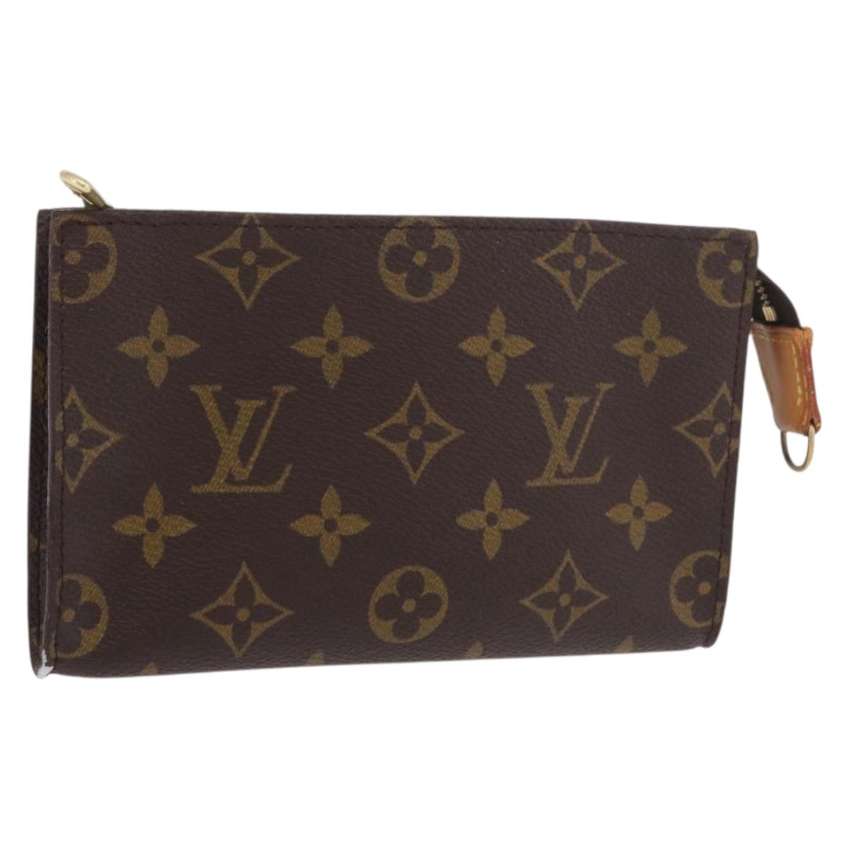 LOUIS VUITTON Monogram Bucket PM Accessory Pouch LV Auth bs36005