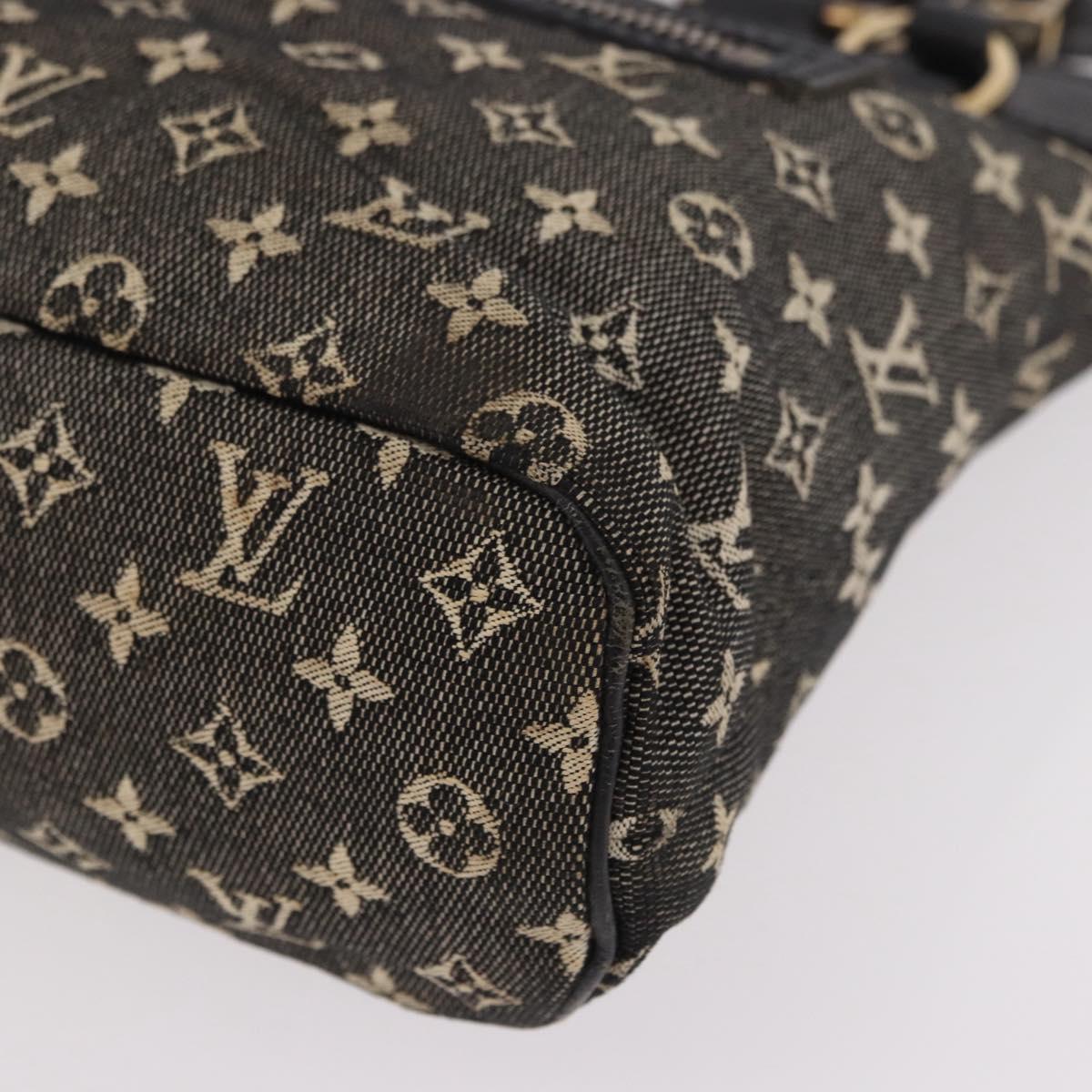 LOUIS VUITTON Monogram Mini Lucille PM Hand Bag Noir M92610 LV Auth bs36007