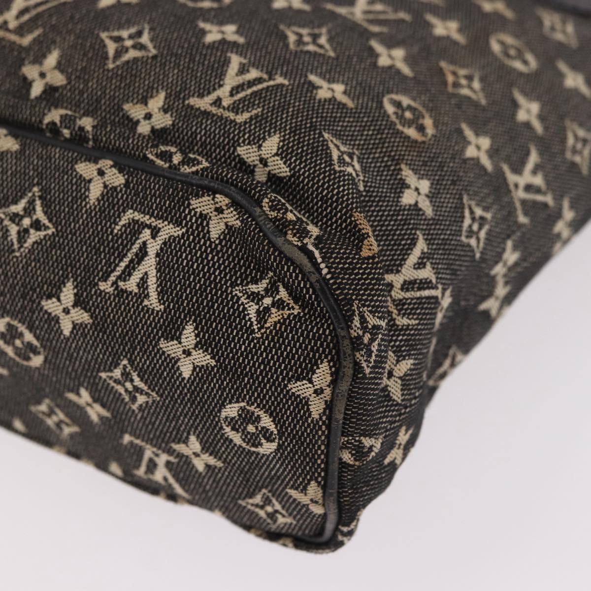 LOUIS VUITTON Monogram Mini Lucille PM Hand Bag Noir M92610 LV Auth bs36007
