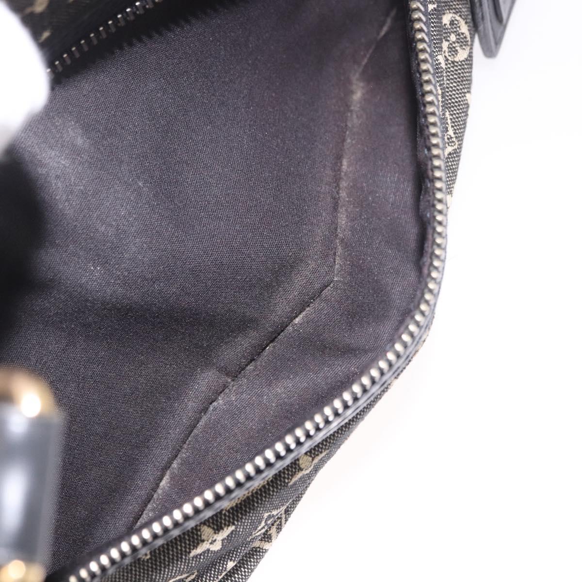 LOUIS VUITTON Monogram Mini Lucille PM Hand Bag Noir M92610 LV Auth bs36007