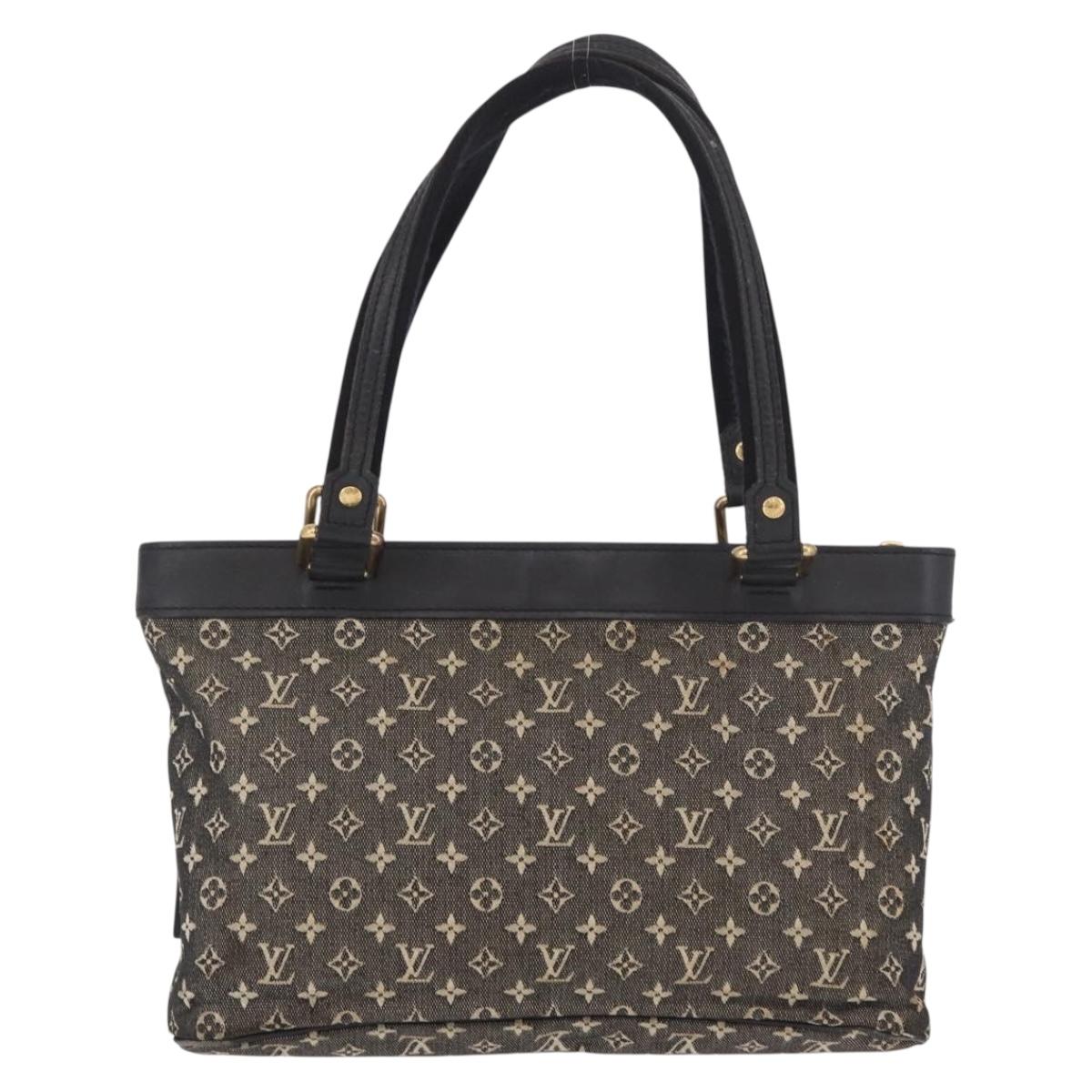 LOUIS VUITTON Monogram Mini Lucille PM Hand Bag Noir M92610 LV Auth bs36007