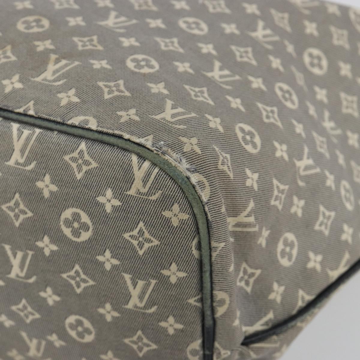 LOUIS VUITTON Monogram Idylle Neverfull MM Bag Gray Uncle M40514 LV Auth bs36008