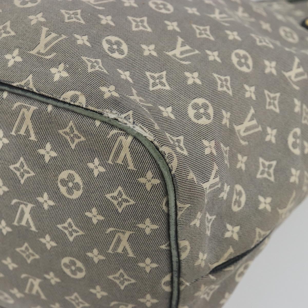 LOUIS VUITTON Monogram Idylle Neverfull MM Bag Gray Uncle M40514 LV Auth bs36008