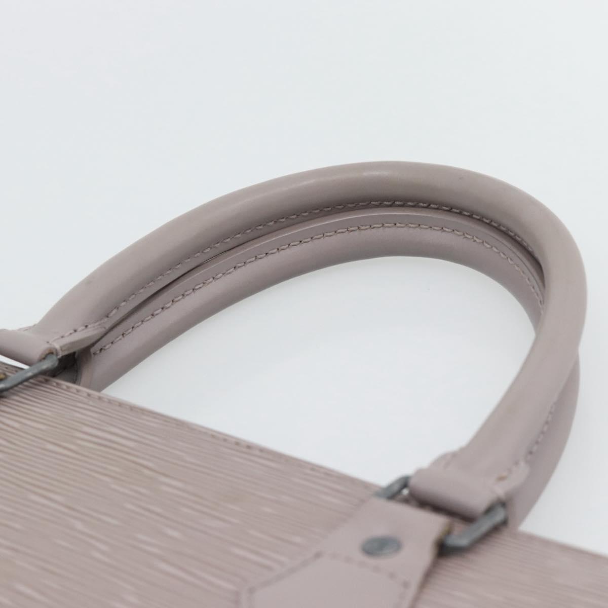 LOUIS VUITTON Epi Sac Plat Hand Bag Lilac M5207B LV Auth bs36010